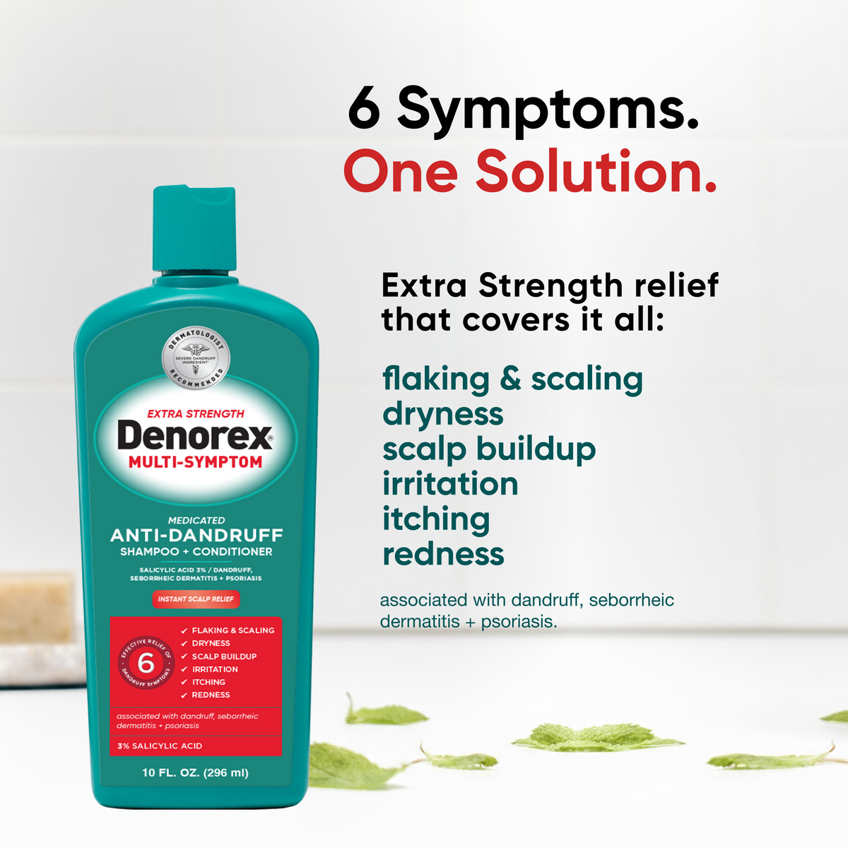 Multi-Symptom <br>Anti-Dandruff Shampoo + Conditioner