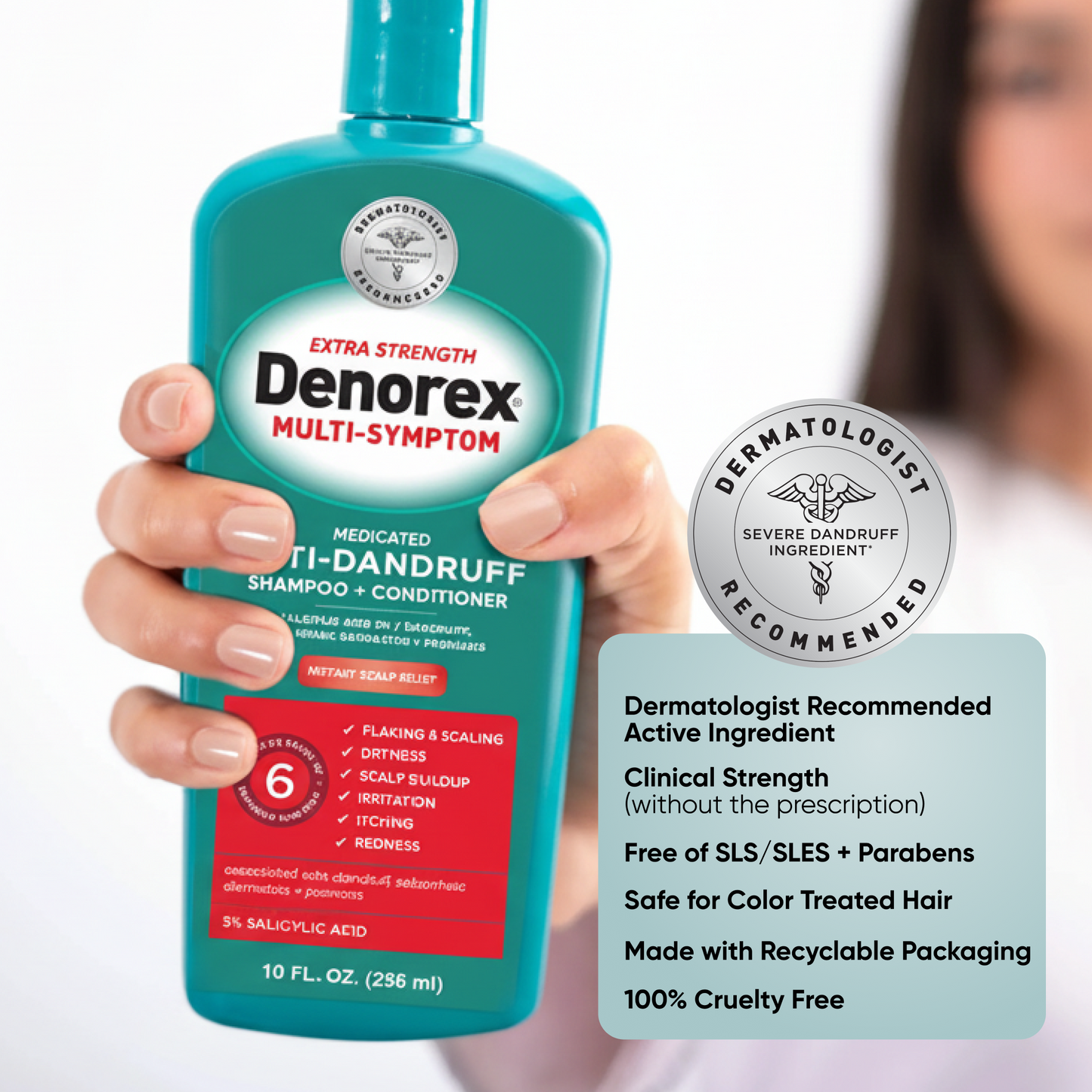 Multi-Symptom <br>Anti-Dandruff Shampoo + Conditioner